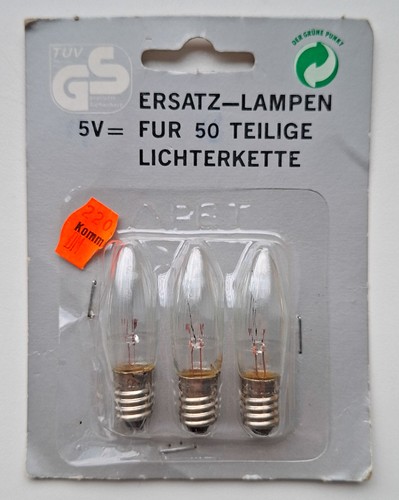 Ersatz lampen birnen - birnen, 5v