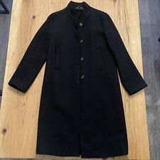 STEFANEL Mantel Damen Gr. M black Schwarz Original WOW TOP