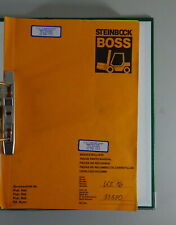 Teilekatalog / Ersatzteilliste Steinbock BOSS Elektrostapler KE 16 Stand 1991