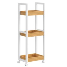 SONGMICS Rollwagen, Badregal