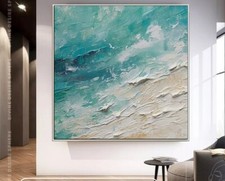 Seelandschaft, Handgemalt