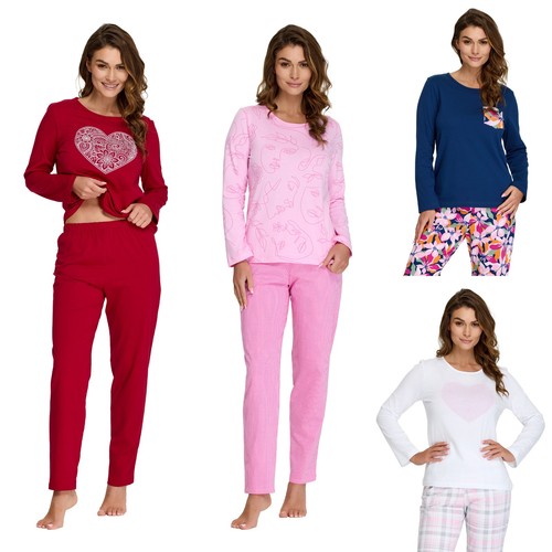 Damen pyjama baumwolle - damen,