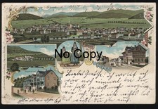 #1577 AK Litho Buchenau Dautphetal Kr. Marburg-Biedenkopf Carlshütte Vogelslust