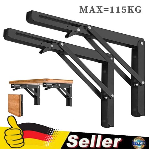 Klappbarer metall winkel - 2x, metall-winkel