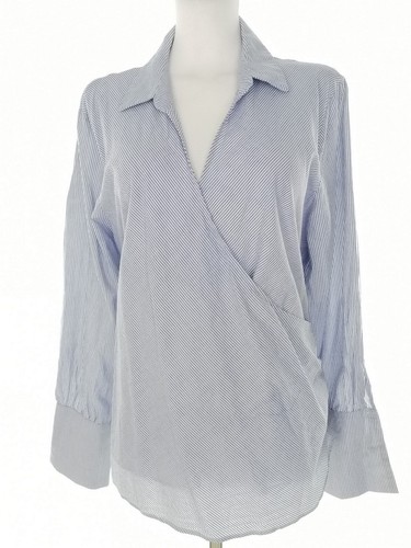 Vintage damen wickelbluse - wickelbluse, gr