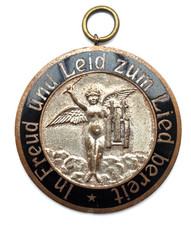 Emaillierte Medaille --MC 1857 Lüdenscheid-- 1a Klasse Ehrenpreis 1947