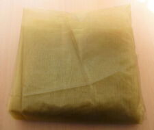Organza Stoff goldfarbend 2 Stück je 300 cm x 140 cm durchsichtig Deko nähen gut