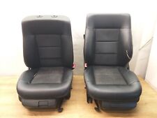 Mercedes W212 S212 Vordersitze Heizbar Schwarz Teilleder Alcantara ohnehandschuf