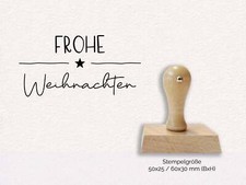 Weihnachtsstempel "Frohe