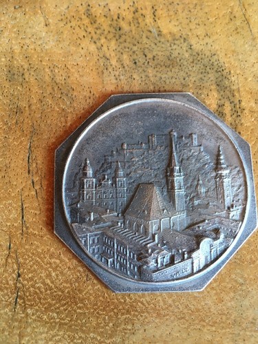 Alte autoplakette festung - autoplakette,, "festung