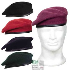 Commando Barett schwarz blau rot grün Baskenmütze Französische Mütze Bundeswehr 