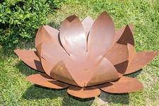 Seerose Blüte Rost Deko