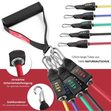 Resistance Bands Widerstandsband Set Gummi