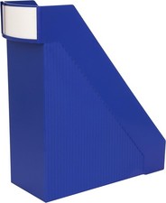 5x Helit H6361534 Büro Stehsammler blau A4 Ablage Office - 2. Wahl / B-Ware