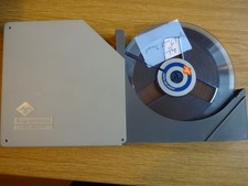 Agfa Tonbandspule 18 cm mit Band und Agfa Archivbox  6