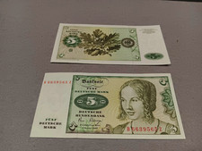 Venezianerin / Albrecht Dürer, 5 DM Banknote in Bankfrisch / Kassenfrisch