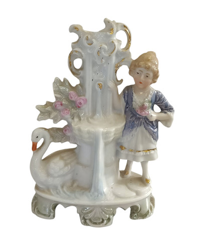 Vintage porzellan vase mit - vintage,