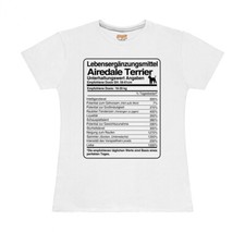 T-Shirt Damen DOSIS AIREDALE TERRIER Lebensergänzungsmittel by Siviwonder