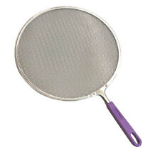 SPRITZSCHUTZ DOPPELNETZ Ø 29 cm Spritz-Deckel für Pfannen Fett Spritz Schutz