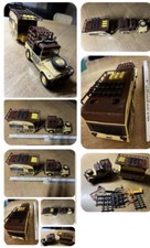 Vintage - FIAT CAMPAGNOLA  Safari + CARAVAN Raphael - 1/25 Barlux Techno Giodi  