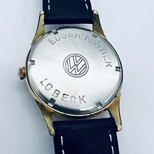 VW MAUTHE CLOCK EDGAR KITTNER LÜBECK GERMANY DEALER PORSCHE BEETLE HÄNDLER WOW 