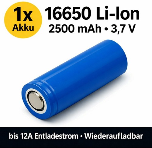 16650 akkuzelle 2500 mah - akkuzelle,
