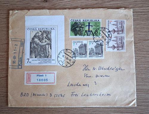 Brief tschechoslowakei 1995 - tschechoslowakei, s