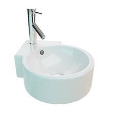 Keramik Eckwaschbecken