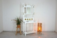 schöne Jugendstil-Garderobe-Vintage von 1920, Shabby-Chic-weiß