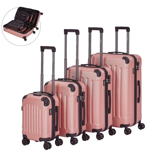 Arebos reisekoffer 4er set - 4er,