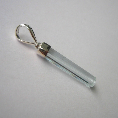 Aquamarin edelstein anhänger - aquamarin,