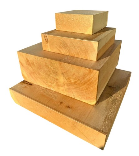 Zirbe 40x40x15cm 1st holz - 40x40x15cm,