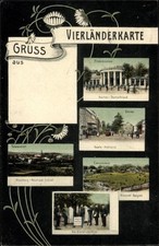 Ak Aachen, Vierländer, Elisenbrunnen, Vaals Limburg, Kalvarienberg - 3975208