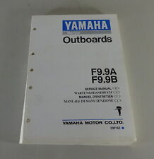 Werkstatthandbuch Yamaha Außenborder F9.9A / F9.9B Stand 01/1992