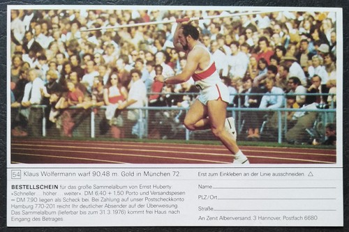 Klaus wolfermann speerwurf - wolfermann,