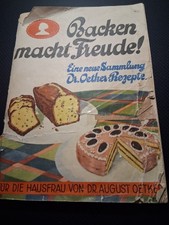 Altes Kochbuch/Heft  "Backen