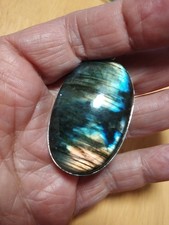 Labradorit Anhänger Gefasst