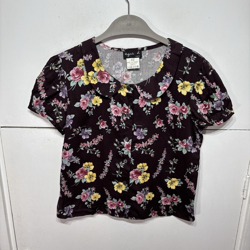 Agnes bluse top pflaume - agnes, b