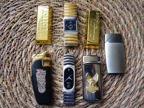 Feuerzeuge aus sammlung - feuerzeuge,