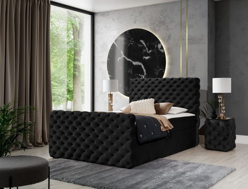 Boxspringbett chesterfield lux - boxspringbett, chesterfield-lux