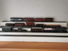 Güterzug H0, Konvolut 13 Wagen + 1 Dienstwagen, DB Ep.III