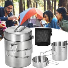 Camping Topf Edelstahl