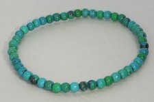  Chrysokoll Elegantes Stretch Armband Kugelperlen Ø 4 mm – individuell für deine