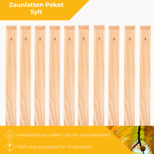 Zaunlatten Holz Lärche Paket