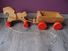 DDR Holzspielzeug Pferdchen