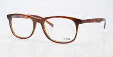 FHONE Brille Cooper 363 HAV Glanz Braun Havana Rechteckig Minimalistisch Leicht