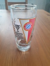 Altes FC Bayern München Fußball Bierglas Goldrand Willibecher Pokalsieger 1969