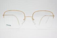 Vintage Brille ESSILOR NYLOR 176 Gold Halbrand Brillengestell eyeglasses