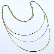 Edles 3 Strang Collier Kette