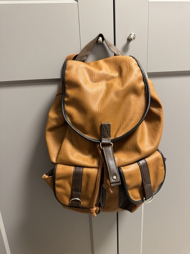 Vintage leder rucksack - vintage, leder-rucksack